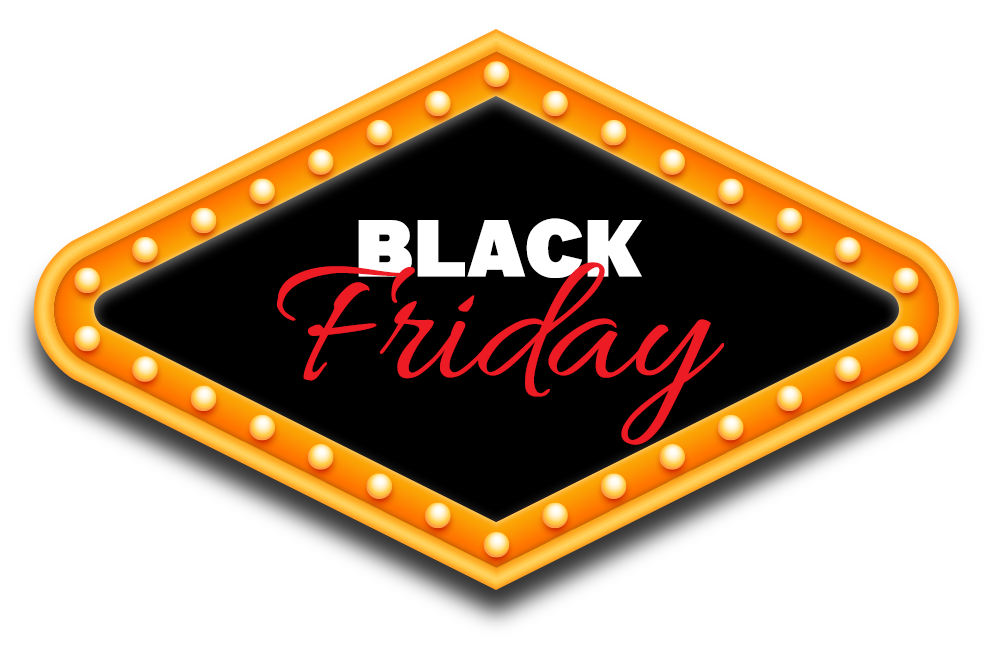 The Black Friday logo for the City of Fog discount extravaganza